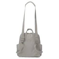 Babymel Robyn Convertible Backpack Faux Leather Pale Grey -Mode Tassen Winkel image 16864