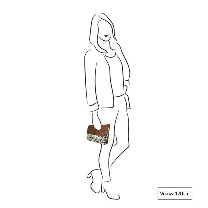 Mozz Luieretui Cognac-dots 2 Mozz Luieretui Cognac-dots - Afbeelding 2