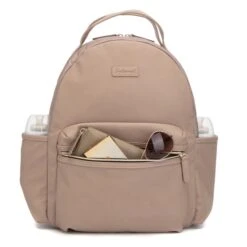 Babymel Lola Vegan Leather Luiertas Almond -Mode Tassen Winkel image 16980