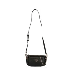 Guess Noelle Dbl Pouch Crossbody Black -Mode Tassen Winkel image 16996