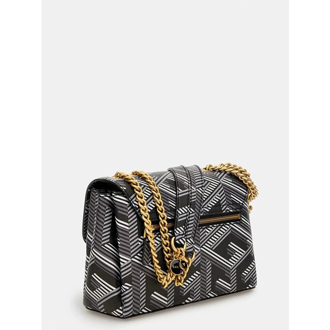 Guess Montreal Cnvrtble Xbody Flap Black Logo 2 Guess Montreal Cnvrtble Xbody Flap Black Logo - Afbeelding 2