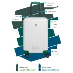 Princess Traveller I'm Green Atlantic Large White -Mode Tassen Winkel image 1708