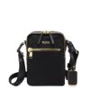 Tumi Voyageur Persia Crossbody Black/gold