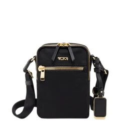 Tumi Voyageur Persia Crossbody Black/gold