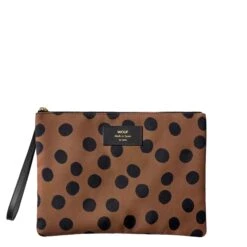 Wouf Dots XL Pouch Bag Camel