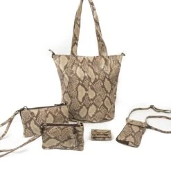 Bear Design Umi Schoudertas Snake Brown -Mode Tassen Winkel image 17474