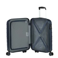American Tourister Speedstar Spinner 55 Atlantic Blue -Mode Tassen Winkel image 1758