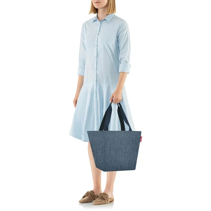 Reisenthel Shopping Shopper M Twist Blue 2 Reisenthel Shopping Shopper M Twist Blue - Afbeelding 2