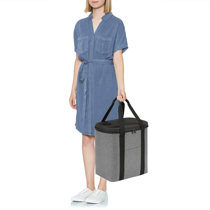 Reisenthel Shopping Coolerbag XL Twist Silver 2 Reisenthel Shopping Coolerbag XL Twist Silver - Afbeelding 2