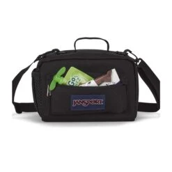 JanSport The Carryout Black -Mode Tassen Winkel image 17746