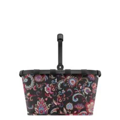 Reisenthel Shopping Carrybag Frame Paisley Black