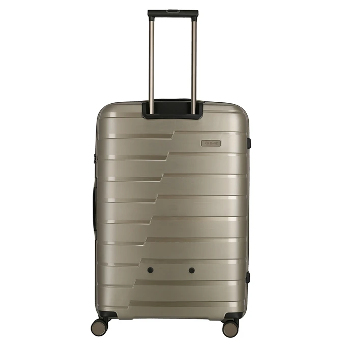 Travelite Air Base 4 Wiel Trolley M Expandable Champagne Metallic 3 Travelite Air Base 4 Wiel Trolley M Expandable Champagne Metallic - Afbeelding 3