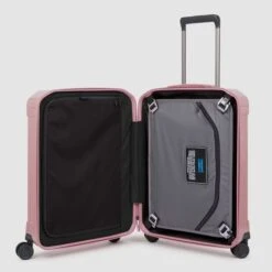 Piquadro PQ-Light Cabin Trolley 55 Pink 11 Piquadro PQ-Light Cabin Trolley 55 Pink -Mode Tassen Winkel image 1873