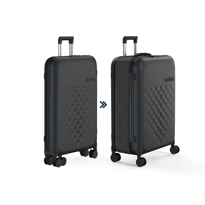 Rollink Vega 360 Opvouwbare Large Koffer 4w Black 5 Rollink Vega 360 Opvouwbare Large Koffer 4w Black - Afbeelding 5
