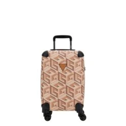 Guess Wilder 18 In 8-Wheeler II Taupe Logo