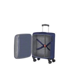 American Tourister Hyperspeed Spinner 55 TSA Combat Navy -Mode Tassen Winkel image 2292