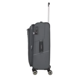 Travelite Skaii 4 Wheel Trolley M Expandable Anthracite -Mode Tassen Winkel image 2325