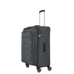 Travelite Skaii 4 Wheel Trolley M Expandable Anthracite -Mode Tassen Winkel image 2328