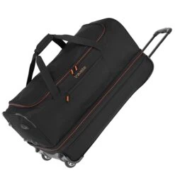Travelite Basics Wheeled Duffle 70 Expandable Black