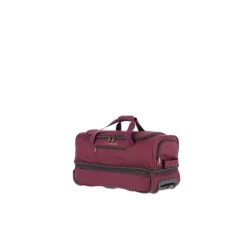 Travelite Basics Wheeled Duffle 55 Expandable Dark Red -Mode Tassen Winkel image 2424