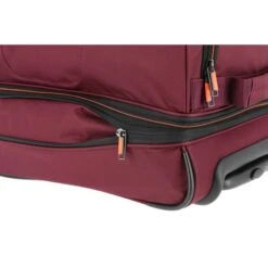 Travelite Basics Wheeled Duffle 55 Expandable Dark Red -Mode Tassen Winkel image 2426