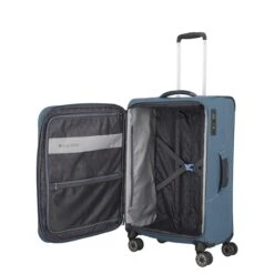 Travelite Skaii 4 Wheel Trolley M Expandable Blue -Mode Tassen Winkel image 2499