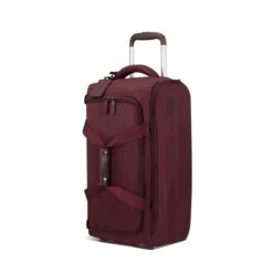 Lipault Foldable Plume Cabin Duffle/Wheels Bordeaux -Mode Tassen Winkel image 2505