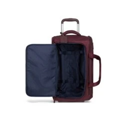 Lipault Foldable Plume Cabin Duffle/Wheels Bordeaux -Mode Tassen Winkel image 2506