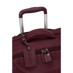 Lipault Foldable Plume Cabin Duffle/Wheels Bordeaux -Mode Tassen Winkel image 2507