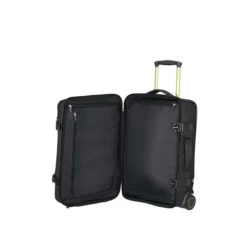 Samsonite Securipak Duffle/Wheels 55 Black Steel -Mode Tassen Winkel image 2822