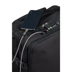 Samsonite Securipak Duffle/Wheels 55 Black Steel -Mode Tassen Winkel image 2825