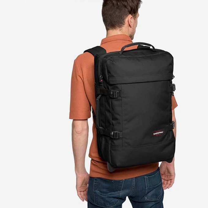 Eastpak Strapverz Trolley Backpack S Black 2 Eastpak Strapverz Trolley Backpack S Black - Afbeelding 2