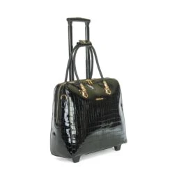 Olivia Lauren Alice Business Trolley Croco Zwart -Mode Tassen Winkel image 2948