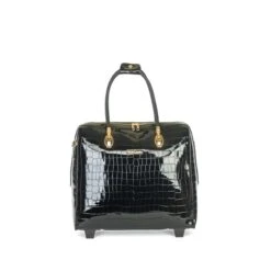 Olivia Lauren Alice Business Trolley Croco Zwart -Mode Tassen Winkel image 2950