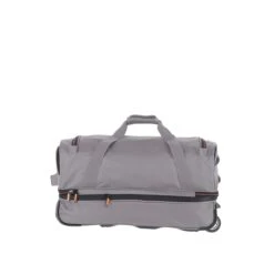 Travelite Basics Wheeled Duffle 55 Expandable Grey -Mode Tassen Winkel image 2976