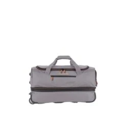 Travelite Basics Wheeled Duffle 55 Expandable Grey -Mode Tassen Winkel image 2978