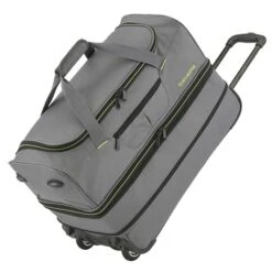 Travelite Basics Wheeled Duffle 55 Expandable Grey -Mode Tassen Winkel image 2985