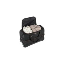 Travelite Basics Wheeled Duffle 55 Expandable Black -Mode Tassen Winkel image 2994