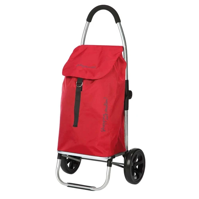Playmarket Go Two Compact Boodschappentrolley Red 1 Playmarket Go Two Compact Boodschappentrolley Red