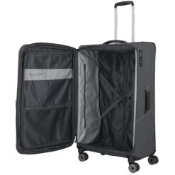 Travelite Skaii 4 Wheel Trolley L Expandable Anthracite 15 Travelite Skaii 4 Wheel Trolley L Expandable Anthracite -Mode Tassen Winkel image 3225
