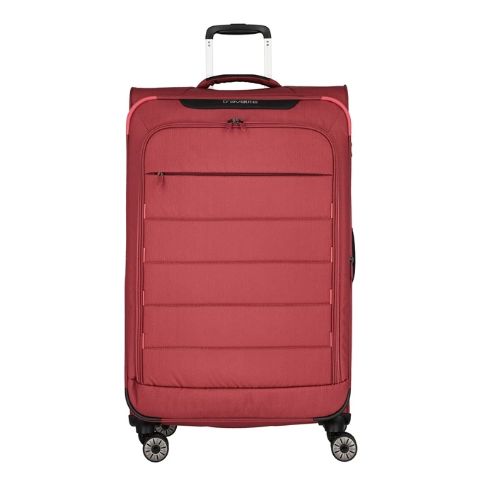 Travelite Skaii 4 Wheel Trolley L Expandable Red 1 Travelite Skaii 4 Wheel Trolley L Expandable Red