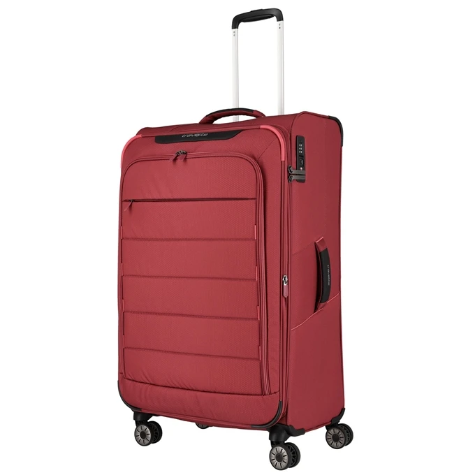 Travelite Skaii 4 Wheel Trolley L Expandable Red 6 Travelite Skaii 4 Wheel Trolley L Expandable Red - Afbeelding 6