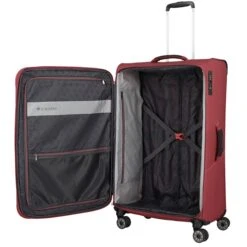 Travelite Skaii 4 Wheel Trolley L Expandable Red 15 Travelite Skaii 4 Wheel Trolley L Expandable Red -Mode Tassen Winkel image 3350