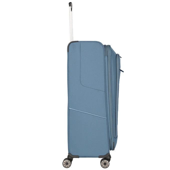 Travelite Skaii 4 Wheel Trolley L Expandable Blue 5 Travelite Skaii 4 Wheel Trolley L Expandable Blue - Afbeelding 5