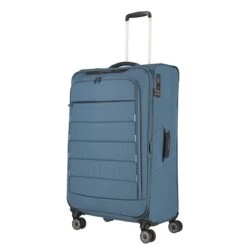 Travelite Skaii 4 Wheel Trolley L Expandable Blue 13 Travelite Skaii 4 Wheel Trolley L Expandable Blue -Mode Tassen Winkel image 3426