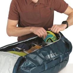 Osprey Transporter 95 Duffel Venturi Blue -Mode Tassen Winkel image 3633