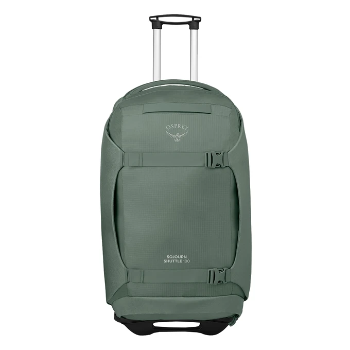 Osprey Sojourn Shuttle Wheeled Duffel 100L Koseret Green 1 Osprey Sojourn Shuttle Wheeled Duffel 100L Koseret Green
