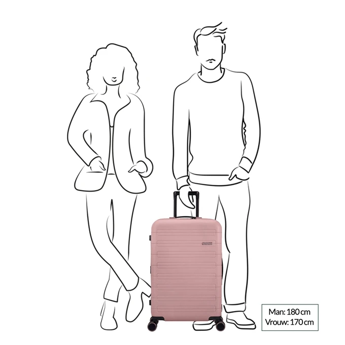 YLX Gear & Freek Vonk Trolley Koffer Zebra Haai 3 YLX Gear & Freek Vonk Trolley Koffer Zebra Haai - Afbeelding 3