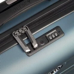 Delsey Air Armour 4 Wheel Slim Cabin Trolley 55/40 Expandable Light Green -Mode Tassen Winkel image 517