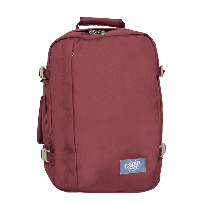 CabinZero Classic 36L Cabin Backpack Napa Wine 1 CabinZero Classic 36L Cabin Backpack Napa Wine